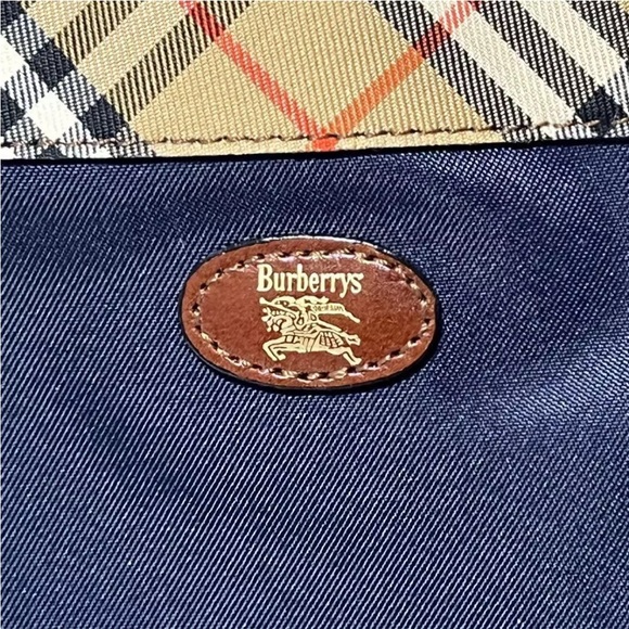 Very rare bundle BURBERRY Nova Check Mini  Bag + scarf twilly +chain New in Box - Picture 12 of 17